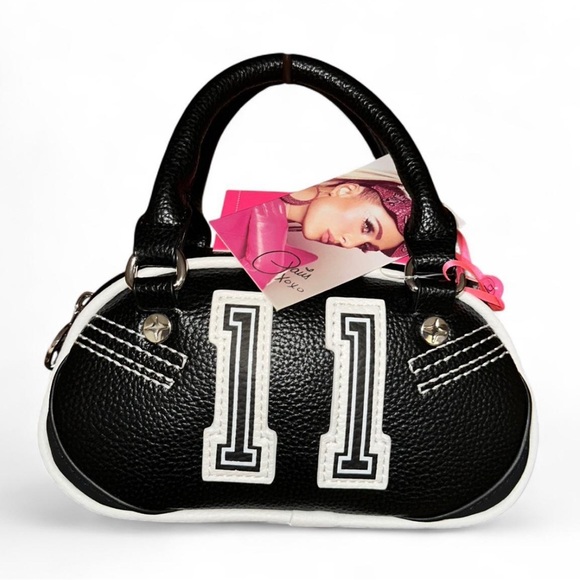 Paris Hilton Black and White Mini Bag - Picture 1 of 1